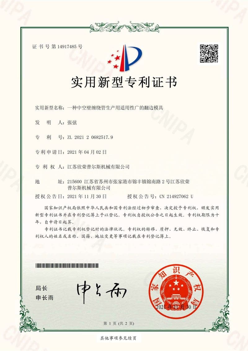 XinRong Certificate