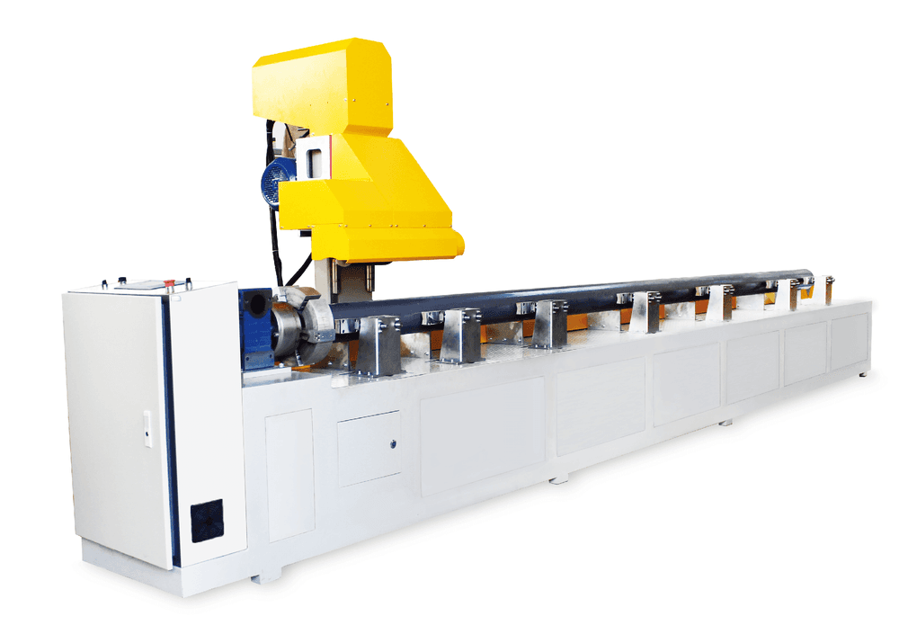 Automatic pipe drilling and slotting machine