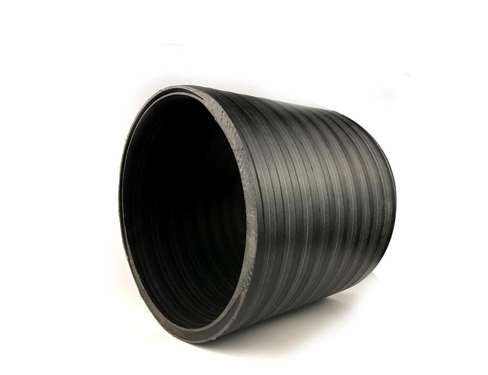 PE Hollow Wall Winding Pipe Extrusion Line finished pipe