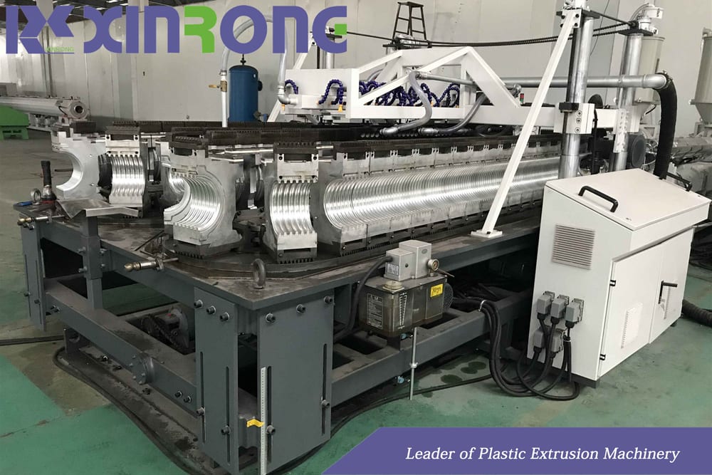 Double Wall Corrugated Pipe Extrusion Line - Double Wall Corrugated Pipe Corrugator Molding Unit